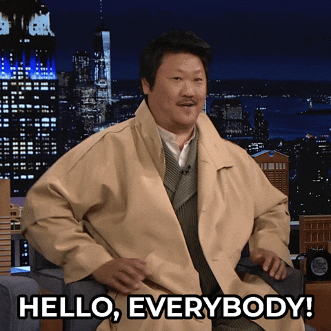 Hello Friends Benedict Wong Waving GIF