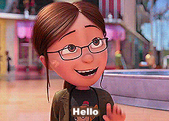 Hello Friends Despicable Me Margo Edith Agnes GIF