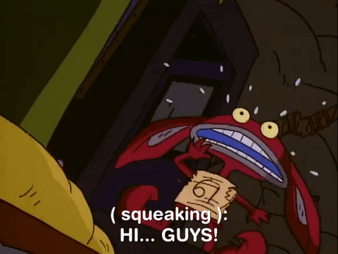 Hello Friends Real Monsters Ickis GIF