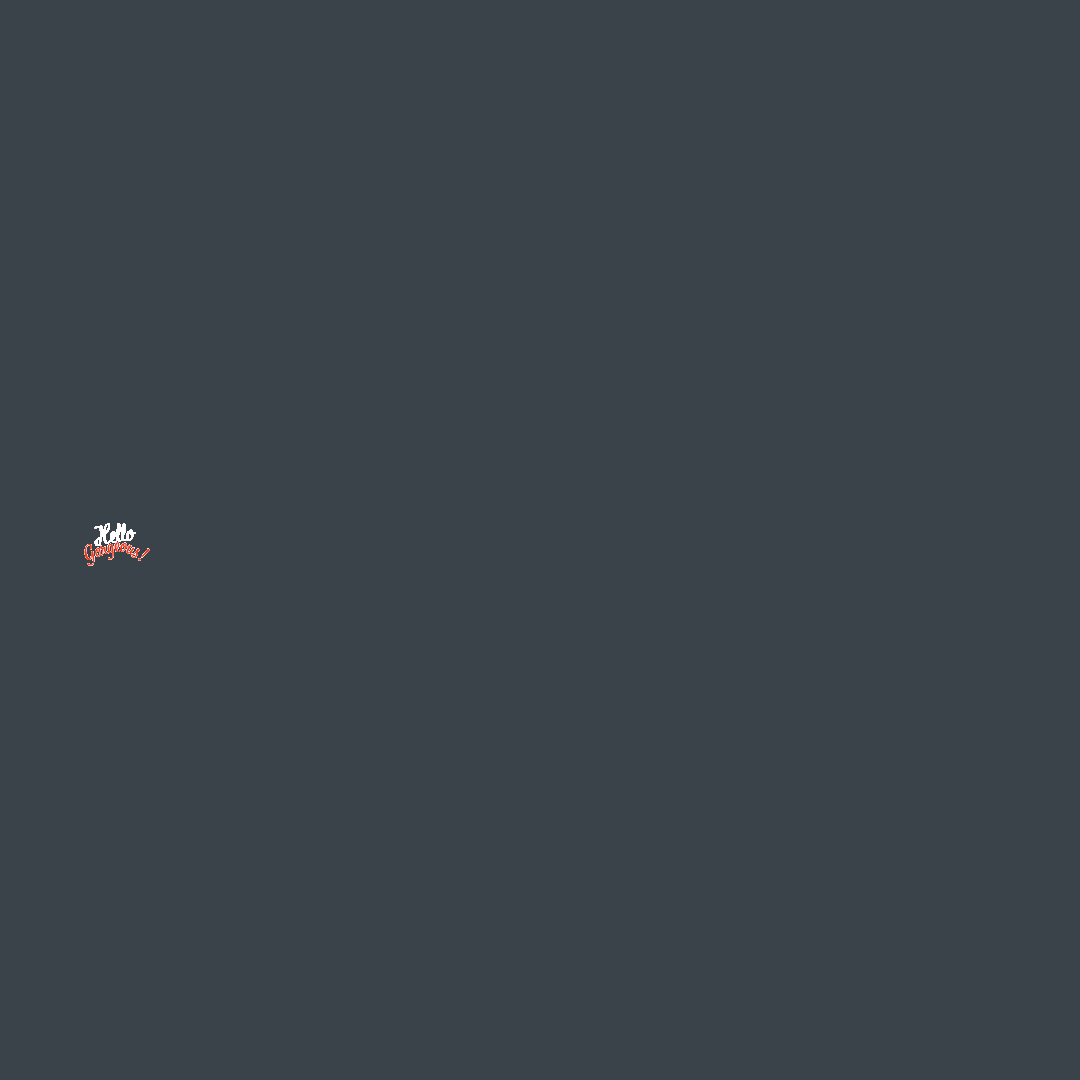 Hello Gorgeous Text Animation GIF