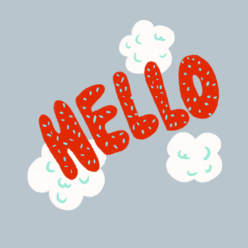 Hello Greetings Clouds GIF