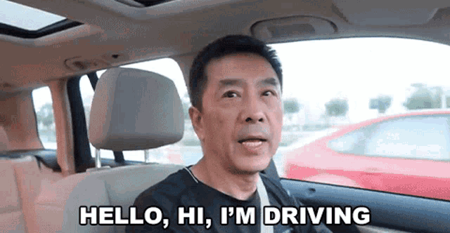 Hello I'm Driving GIF