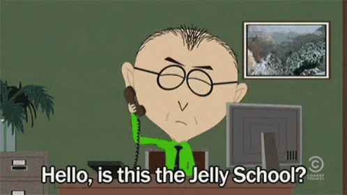 Hello Is This The Jelly School GIF