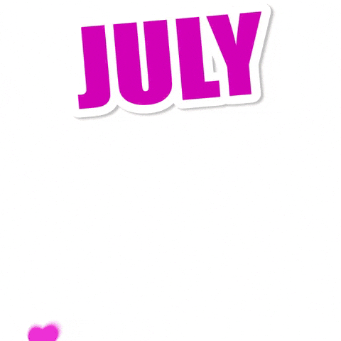 Hello July Little Bunny GIF
