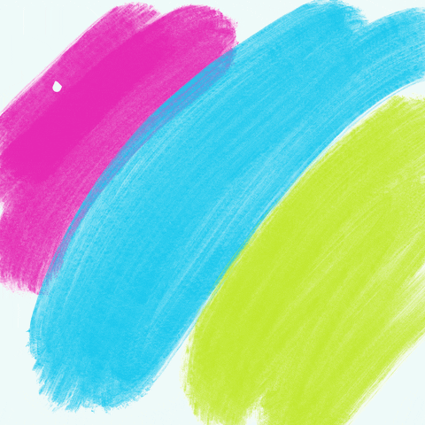 Hello July Water Color GIF