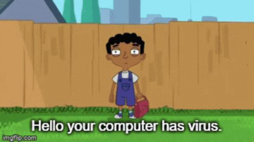 Hello Kid Computer Virus Baljeet GIF