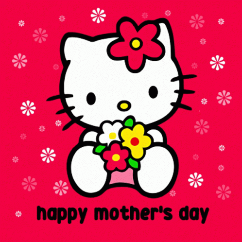 Hello Kitty Animation Happy Mother Day GIF