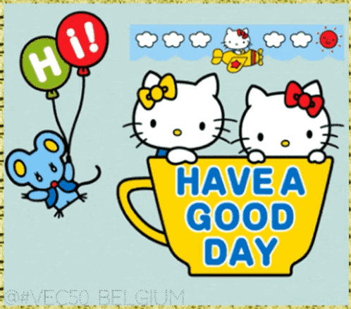 Hello Kitty Card Have a Good Day
