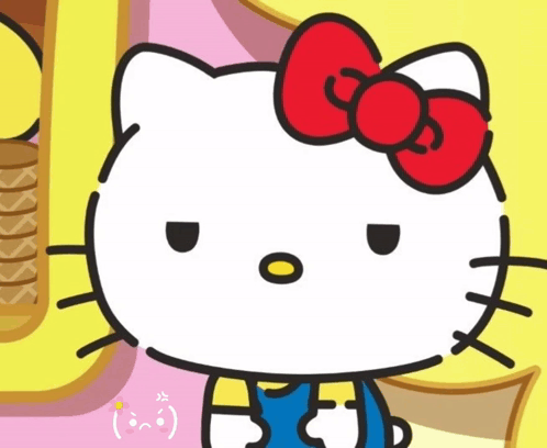 Hello Kitty Close Up With Red Bow
