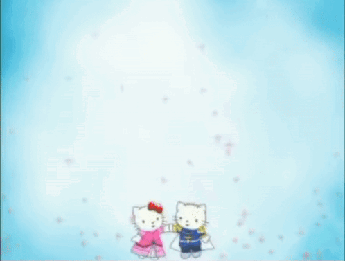 Hello Kitty Dancing With Cat