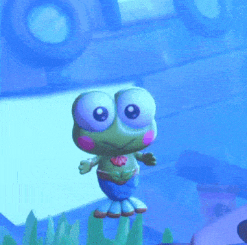 Hello Kitty Island Adventure Mermaid Keroppi Gif GIF