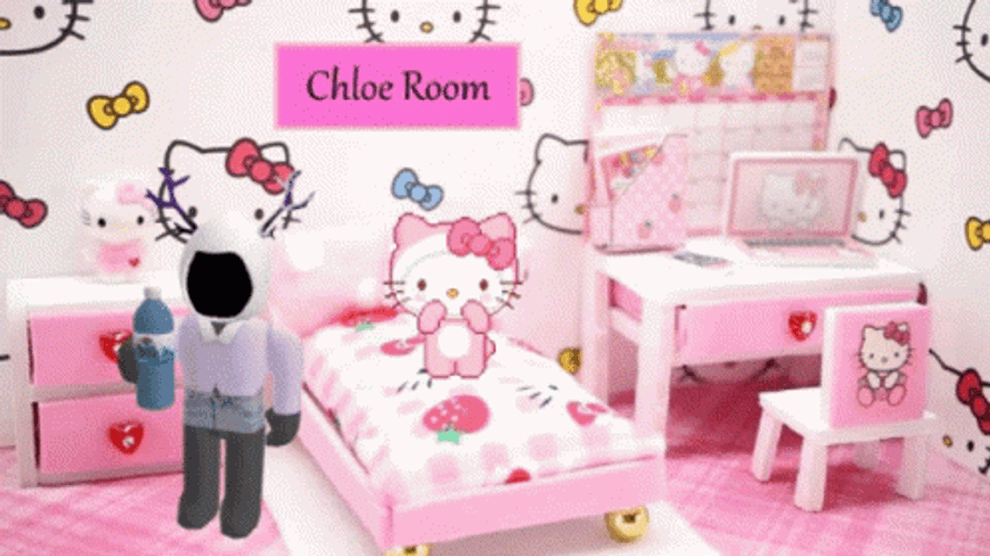 Hello Kitty Room Decor GIF