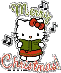 Hello Kitty Singing Christmas Carols
