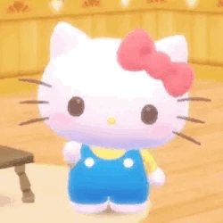 Hello Kitty Standing in Room