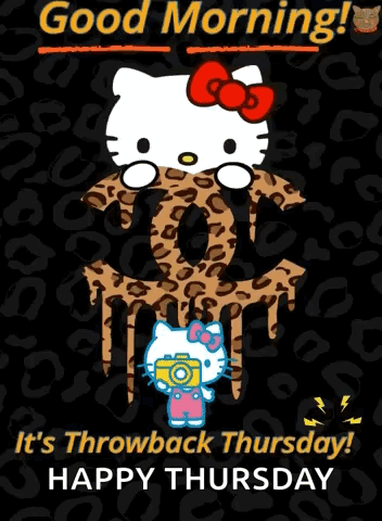 Hello Kitty Throwback Thursday Poster
