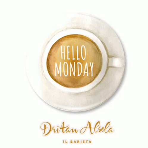 Hello Monday Alsela Coffee GIF