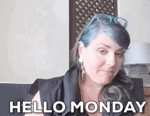 Hello Monday Beautiful Greeting GIF