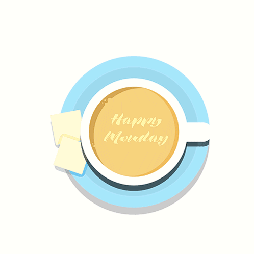Hello Monday Coffee GIF