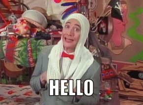 Hello Pee Wee Herman Wearing Underwear On Head GIF