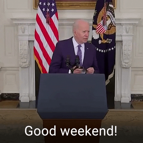 Hello Saturday Joe Biden Good Weekend GIF