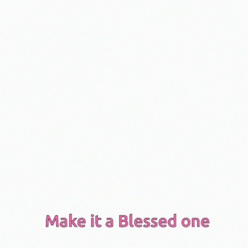 Hello Sunday Make It A Blessed One Is Written In Yellow GIF