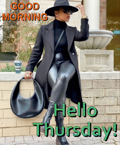 Hello Thursday Elegant Outfit GIF