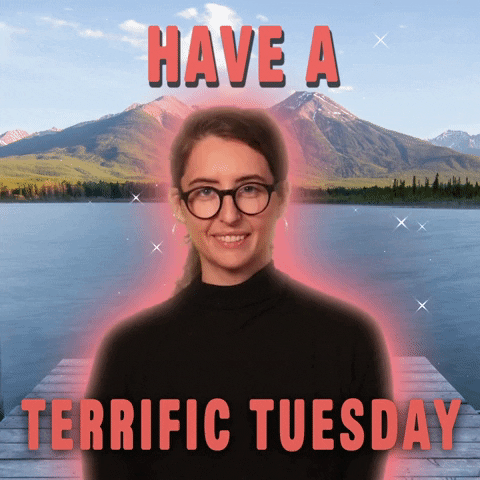 Hello Tuesday Beautiful Lakeview Volcano GIF