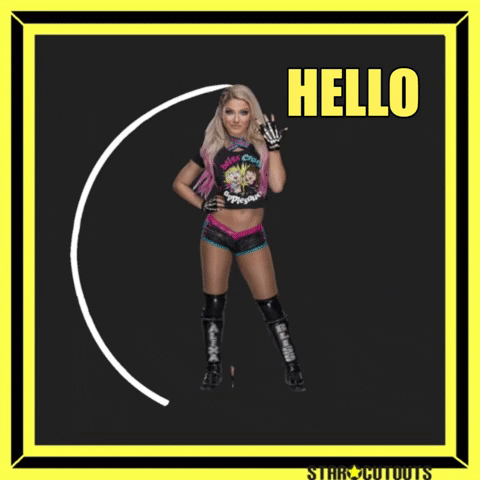 Hello We Wrestler Alexa Bliss GIF