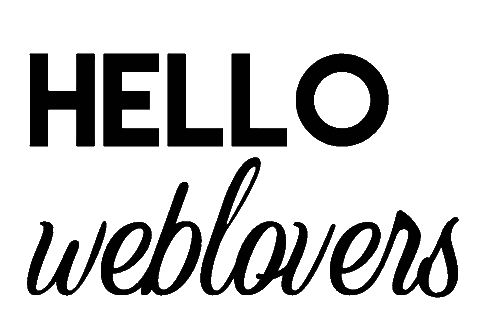 Hello Weblovers Black Logo