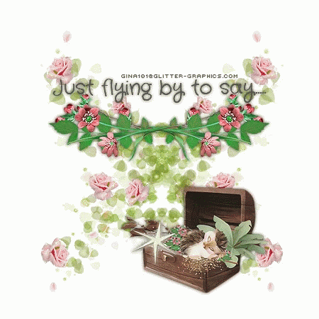 Hello Wednesday Flying Butterfly GIF