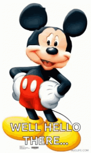 Hello Wednesday Mickey Mouse GIF