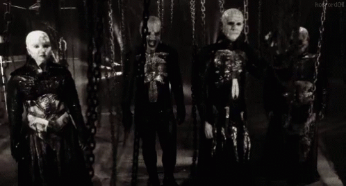 Hellraiser Cenobites Appear Together GIF