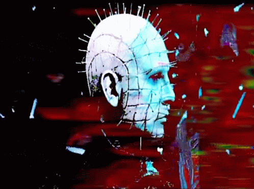 Hellraiser Pixelized Pinhead GIF