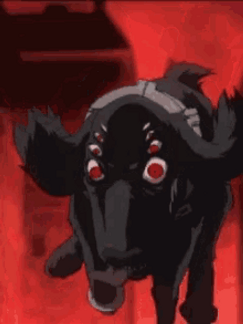 Hellsing Ultimated Anime Alucard Dog Running GIF