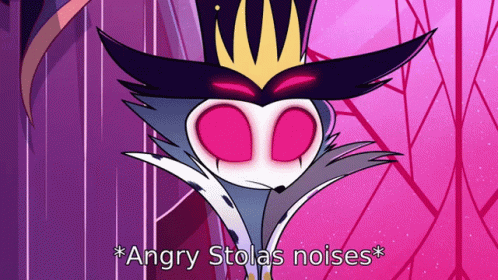 Helluva Boss Angry Stolas Noises GIF