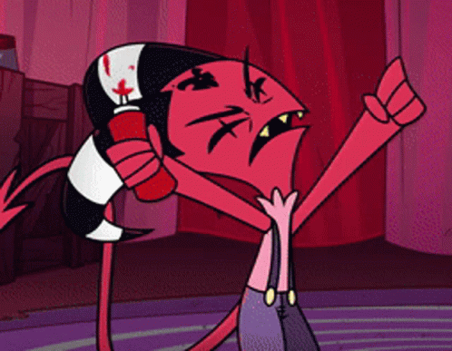 Helluva Boss Baby Blitzo Angry Shouting GIF