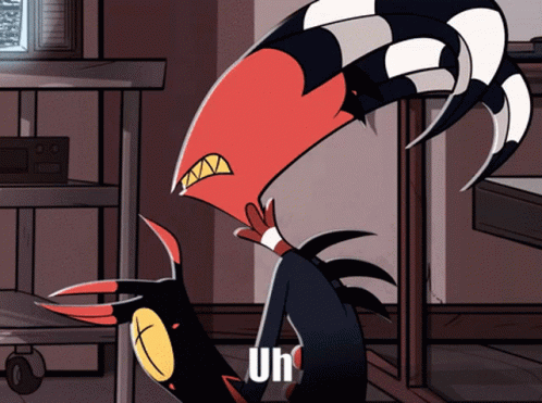 Helluva Boss Blitzo Excuse Me GIF