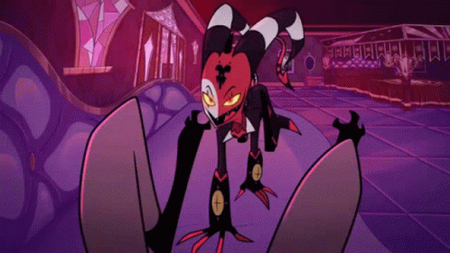 Helluva Boss Blitzo While Crawling GIF