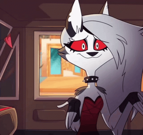 Helluva Boss Loona Inlove Face GIF