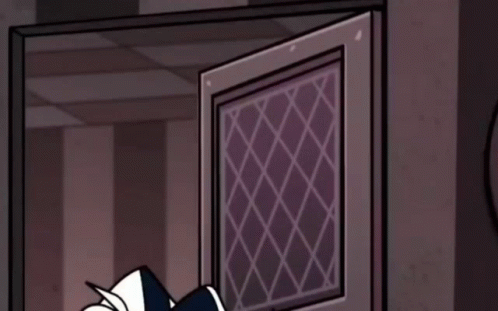 Helluva Boss Millie Break Screen Door GIF