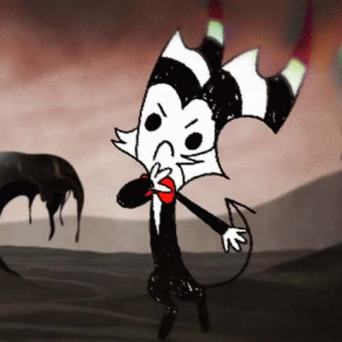 Helluva Boss Moxxie Talking While Floating GIF