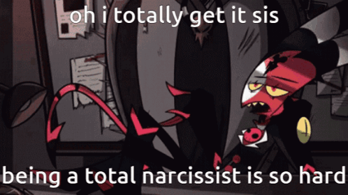 Helluva Boss Narcissist Meme GIF