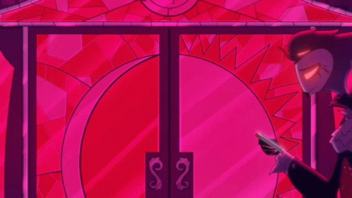 Helluva Boss Stola Holding Phone While Walking Sad GIF