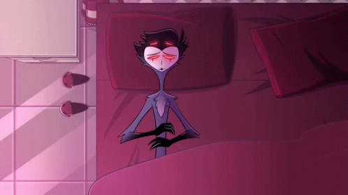 Helluva Boss Very Sleepy Stolas Awakes GIF