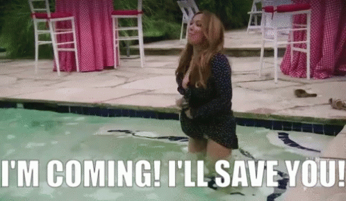 Help Is On The Way Dear From Drowning GIF