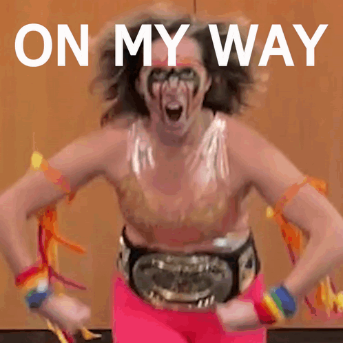 Help Is On The Way Dear Woman Wrestler GIF