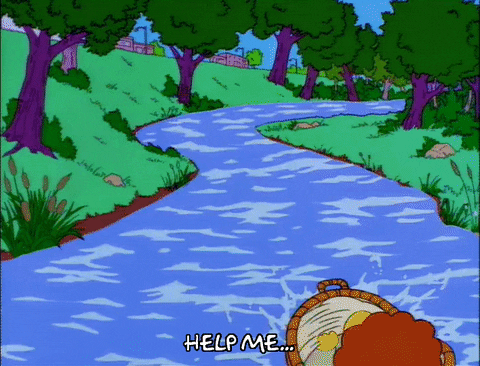Help Me River Flowing GIF