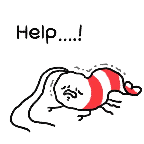 Help Trembling Sticker