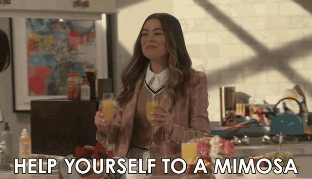 Help Yourself To Mimosa GIF