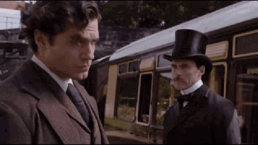 Henry Cavill As Sherlock Holmes Hair Whip GIF